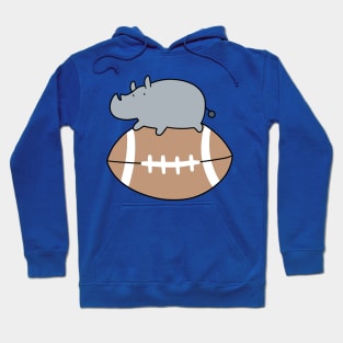 Rhino and Football Hoodie